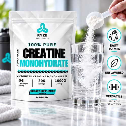 Creatine Monohydrate 1KG | RYZE