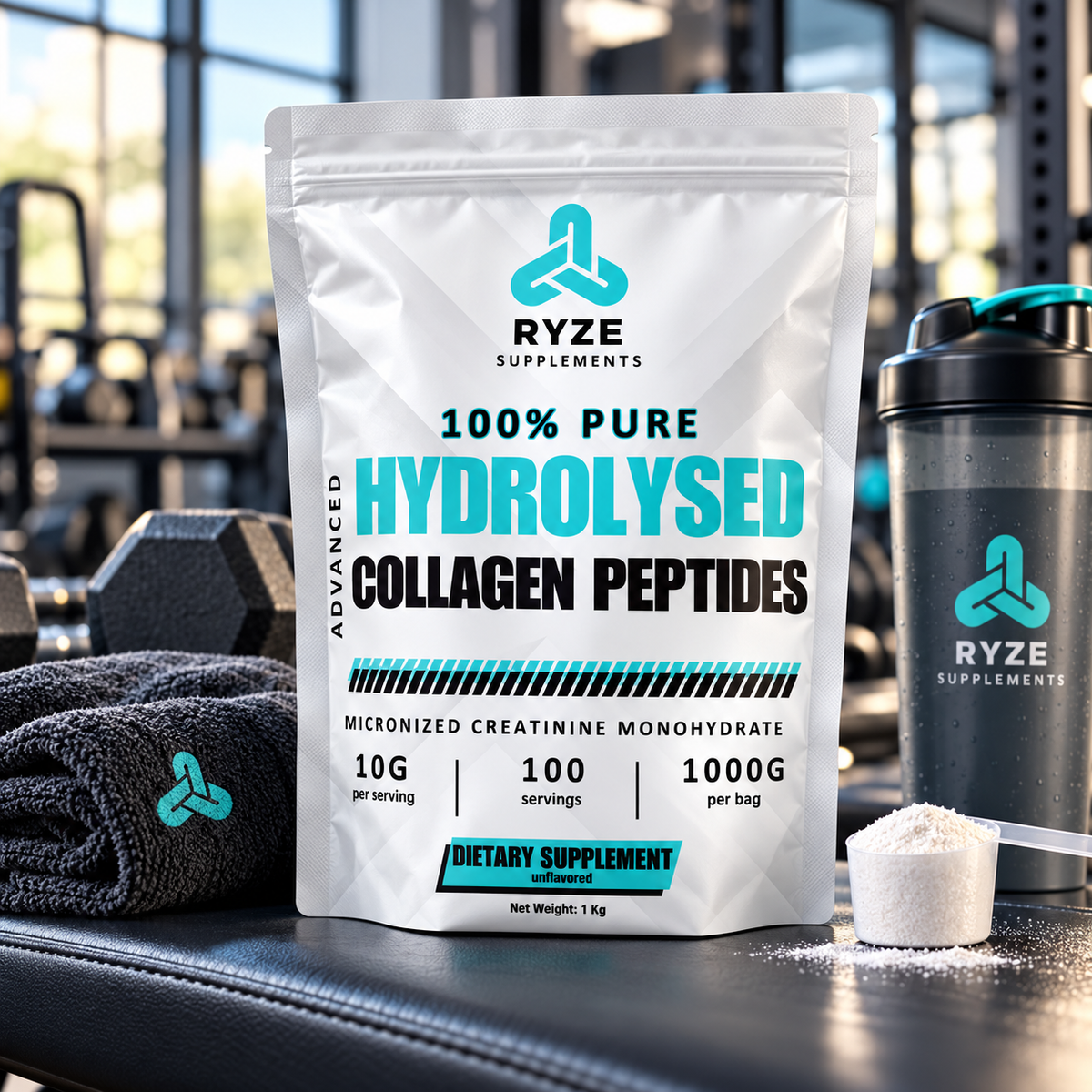 Hydrolysed Collagen Powder 1KG | RYZE