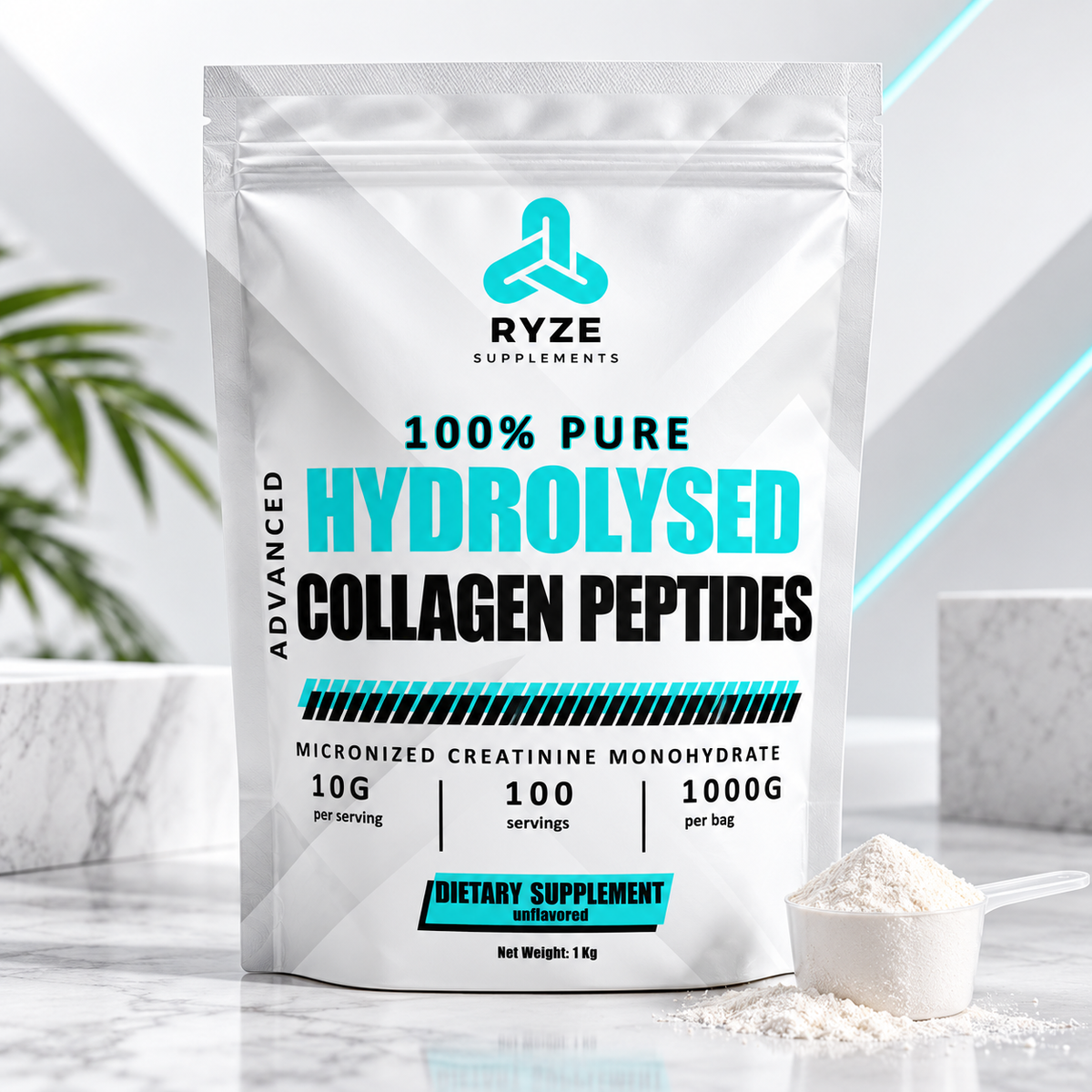 Hydrolysed Collagen Powder 1KG | RYZE